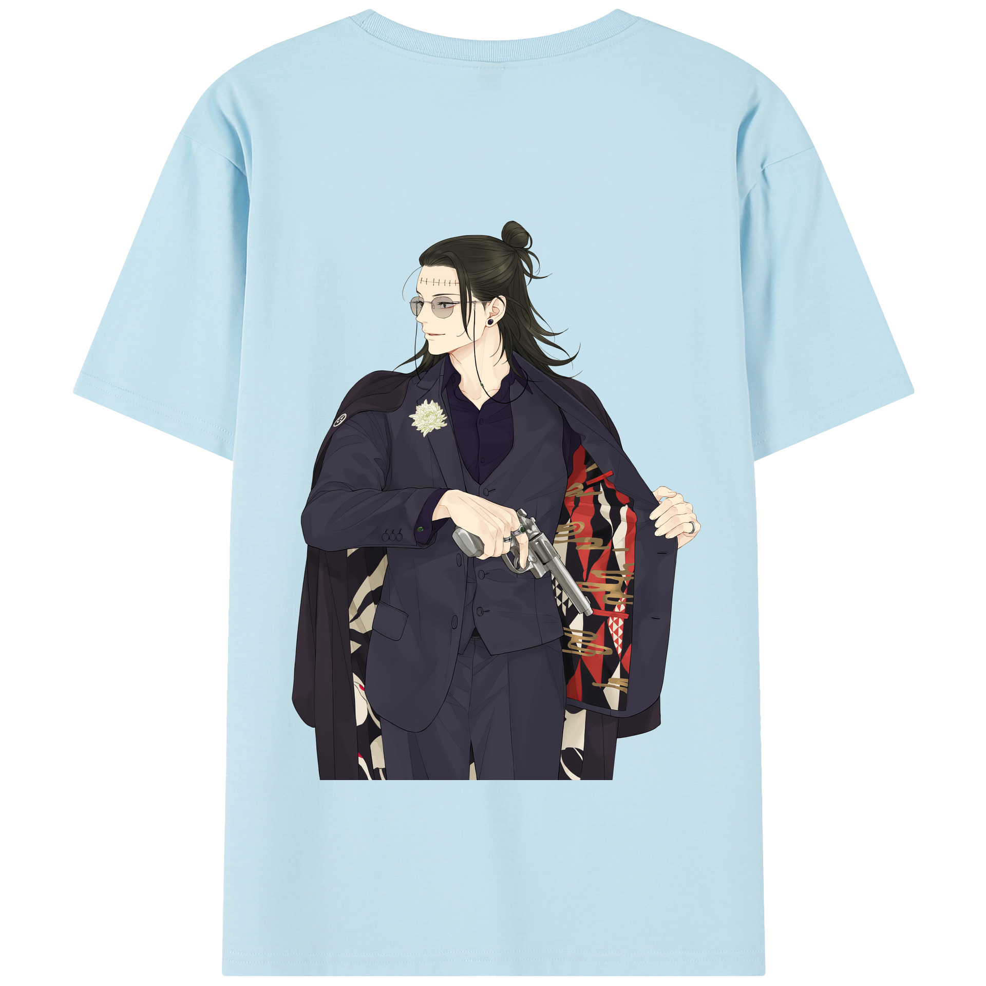 （画像用） 呪術廻戦 Jujutsu Kaisen 綿100％半袖Tシャツ（背面プリント）